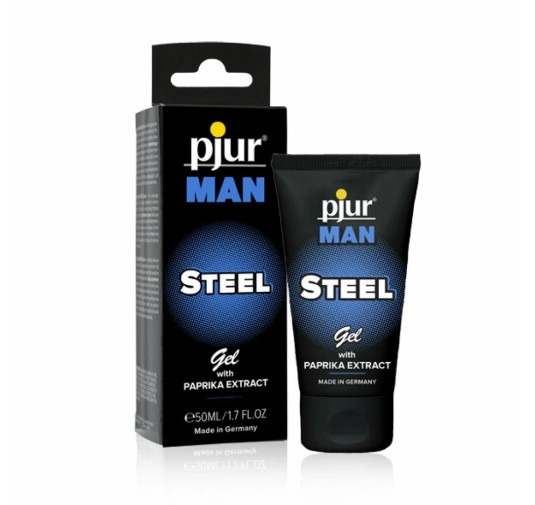 Żel intymny dla panów - Pjur Man Steel Gel 50 ml